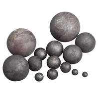 Billes de broyage en acier forgé et en fonte de haute qualité 40mm 50mm Dureté HRC 62-66 Fabriquées en Chine