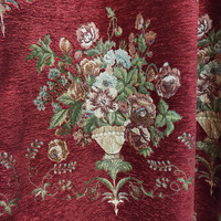 Rideaux occultants à 90 % modernes en jacquard polyester/lin avec passe-tringle pour salon et chambre, écologiques, sur mesure, toutes saisons, lavables en machine