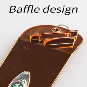 SNEDA 8 \ "LED Fish Attractor Flasher Dual-<span class=keywords><strong>Fin</strong></span> Lighted Trolling Diving Board para pesca con mosca en alta mar Targeting Bass Made Iron - Product Image 4