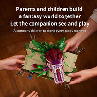Offre Spéciale : Ensemble de Blocs de Construction en Plastique Série Fleur Cannibale Fantasy Explore, Briques Magiques Manoir Bonsaï, Jouets pour Enfants, Cadeaux