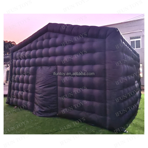 Tente de discothèque gonflable portable, tente de fête gonflable, tente cube gonflable <span class=keywords><strong>pour</strong></span> fête dans la cour - Product Image 4