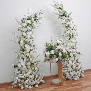 Decorative Flowers Artificial White <b>Arch</b> Flowers for Wedding Hotel Decoration <b>Gate</b> Flowers - Product Image 1