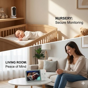 KT-3112S Baby <b>camera</b> OEM Wholesale Video Baby Monitor Factory Price Two Way Talk Temperature Sensor Newborn Monitoring <b>System</b> - Product Image 4