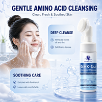 Nettoyant Visage au Peptide de Cuivre GHK-Cu, Nettoyant Moussant aux Acides Aminés, Panthénol et Extraits Botaniques, Marque Privée OEM