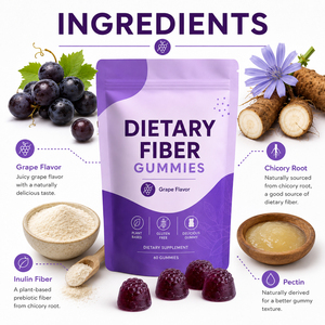 Nuevo Suplemento Dietético 3 en 1 de Fibra en Gomitas de Marca Privada para Apoyo Inmunológico y Energía para Adultos - Product Image 3