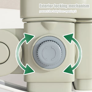 בטיחות התינוק מתכווננת מתקפלת הגנה נושם מגן נושם מיטת תינוק מעקה - Product Image 5