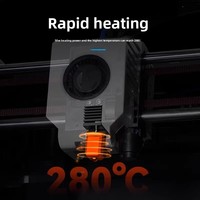 QIDI X-Max3/Plus3 Upgrade Ceramic Hot End Hardened Steel Nozzle Aksesori Printer 3D