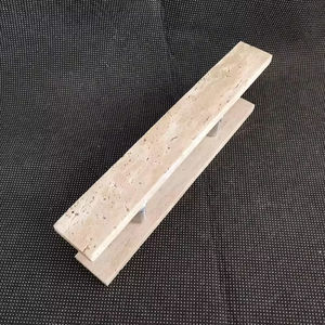 Manija de puerta de vidrio de piedra de cueva de tira larga, manija para puerta corredera de hotel y alojamiento rural, manija para puerta doble con marco, piedra de mármol - Product Image 1