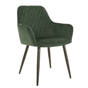 Hot Selling Dinning Chairs Modern Velvet Durable Velvet Chair Arm Fabric Modern Nordic Restaurant