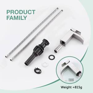 Grifo Mezclador de Lavabo de Acero Inoxidable 304 con Diseño de Cascada, Precio de Fábrica al por Mayor - Product Image 5