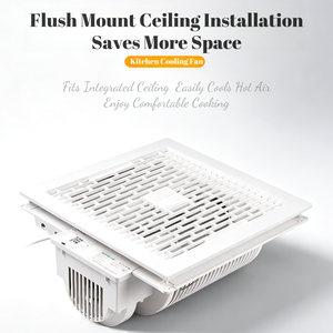 Ventilateur de plafond intégré pour cuisine NEDFON BT27JX‑A BT57JX‑A BT10‑4S 220V 50Hz Ventilateur de refroidissement sans conduit - Product Image 1