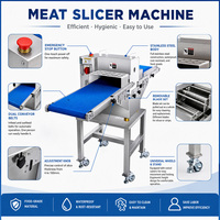 Nouvelle machine automatique de découpe de viande, trancheuse de viande fraîche avec épaisseur réglable, grande capacité pour le bœuf, le poulet, le porc, l'usine alimentaire