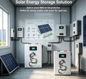 Batería de Pared LiFePO4 Dragon Power DPLB-51100-LFP 51.2V 100Ah 5.12kWh - Product Image 1