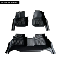 Tapis de voiture écologiques sans odeur en TPE, antidérapants, sur mesure, tapis de sol de voiture 9D, directement de l'usine, pour TUCSON NX 2021-2023