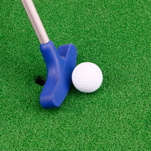 Club de golf telescópico ajustable para práctica de golf, para adultos y niños, con agarre de goma, cabeza de plástico, negro, rojo, azul - Product Image 3