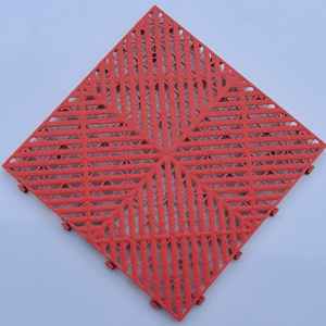 Dalles de <span class=keywords><strong>sol</strong></span> modulaires en plastique pour garage, en polypropylène, haute résistance, antidérapantes, ventilées, pour atelier, entrepôt, parking - Product Image 2