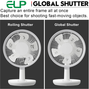 ELP全球快门5MP无失真镜头84度高速60fps OX05B1S用于运动运动检测的通用串行总线摄像头模块UVC - Product Image 3