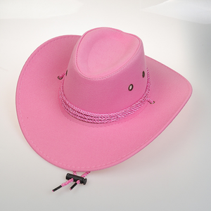 Sombrero <span class=keywords><strong>de</strong></span> Vaquero Unisex Personalizado en Oferta, Color Sólido, Algodón y Poliéster, para Fiestas, Deportes al Aire Libre, Sombreros <span class=keywords><strong>de</strong></span> Vaquera para Adultos, Sombrero Fedora - Product Image 5