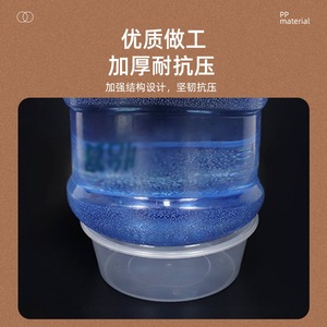 Disposable Round Food Bowl Type 3000 Injection Molded Thickened Pressure Resistant Takeaway Container Hotel Canteen Use - Product Image 4