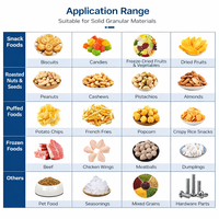 Machine d'emballage automatique de granulés de haute qualité pour lentilles, haricots, légumineuses, snacks et aliments secs, avec fonctionnement stable