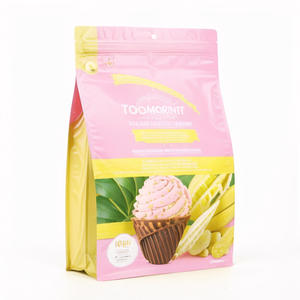 Bolsas Reutilizables para Snacks con Cierre Zip, Impresión en Huecograbado, Fondo Plano, Sellado de 8 Lados, Compuesto de Aluminio y Plástico PE, con Fuelle Lateral, Resellables, para Pasteles - Product Image 6