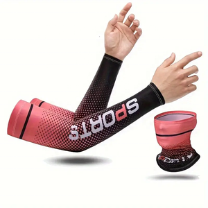 Manicotti Refrigeranti e Maschera Viso Unisex per Sport all'Aperto, Eco-Friendly, Protezione UV, Traspiranti, Asciugatura Rapida, per Ciclismo Estivo - Product Image 4