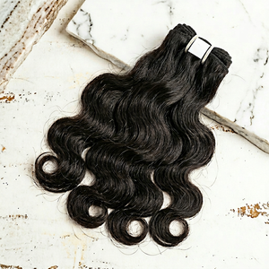 Extensions de cheveux humains vierges indiens Remy 100% alignés dans le sens des cuticules, texture naturelle Deep Wave, double trame cousue à la machine, sans nœuds, sans permanente - Product Image 1