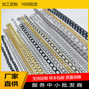 Yiwu Metal <b>Chain</b> For Necklace Making Gold Silver Plated Jewelry Findings Components 1mm 2mm 3mm <b>Chain</b> Link With Lobster Clasp - Product Image 5