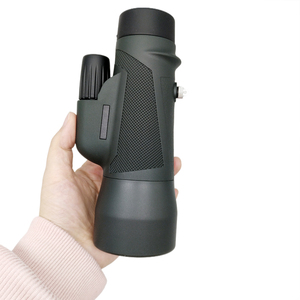 Monoculaire portable haute puissance 10x50 pour l'observation des oiseaux, étanche, longue portée, HD, grand angle, avec lentille FMC verte pour une vue panoramique - Product Image 5