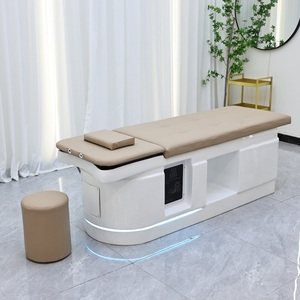 تصميم حديث صالون تجميل رأس الشامبو سرير سبا بو الجلود سرير الشامبو للماء لصالون التدليك طاولة لصالون الحلاقة - Product Image 4