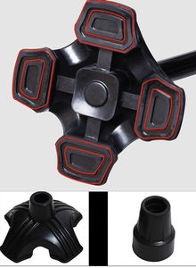 Bastón Plegable Negro con Bluetooth Inteligente, Luz LED, Alarma, Radio FM, Base Estable, Ligero y Ajustable - Product Image 5