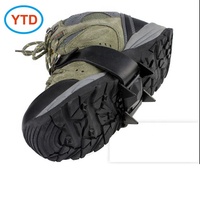 Bandeau de chaussures à crampons unisexe YTD avec griffes antidérapantes pour la glace et poignées universelles en caoutchouc et métal pour la neige YTD-022