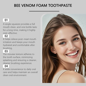 مصنع سم النحل تنظيف الأسنان موس يحمي الأسنان يزيل البقع والجير وينعش رائحة الفم - Product Image 4