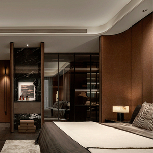 Juego <span class=keywords><strong>de</strong></span> Dormitorio Moderno <span class=keywords><strong>de</strong></span> Tela para Hotel, Escritorio King Size y Otomana, Muebles Europeos <span class=keywords><strong>de</strong></span> 5 Estrellas para Apartamento - Product Image 1