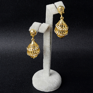 NEW Fashion Brass Jewelry <b>Sets</b> for Women 14K <b>Gold</b> Plated Trendy <b>Earrings</b> and Necklace Engagement Wedding Party Gifts - Product Image 4