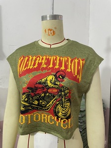 2 pezzi Set di abiti da donna 2025 estate alla moda con stampa top senza maniche t-shirt e Shorts Set <span class=keywords><strong>Casual</strong></span> <span class=keywords><strong>Sexy</strong></span> <span class=keywords><strong>abbigliamento</strong></span> da donna - Product Image 4