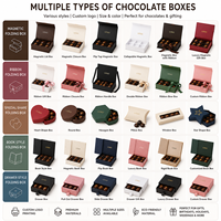Boîte Cadeau de Luxe Personnalisée à Fermeture Magnétique avec Insert à Compartiments pour Chocolats et Truffes – Idéale pour Mariages, Fêtes, Vente en Gros, OEM