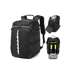 65L Ski <b>Boot</b> Bag Backpack Anti Scratch Goggle Helmet Compartment Reflective Waterproof <b>Standing</b> Mat Snowboard <b>Boots</b> Travel Pack - Product Image 1