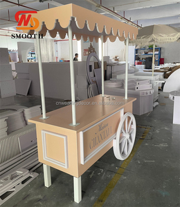 SMOOTH Baby Shower Party PVC Mesa de postres Carritos de comida Carrito DE <span class=keywords><strong>BODA</strong></span> Carrito dulce Carrito de dulces Acrílico Carrito de dulces - Product Image 4