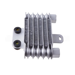 Factory Direct Supply Suitable for Off-road Motorcycle Accessories Modified Oil Cooler <b>Engine</b> Oil Radiator Silver - Product Image 5