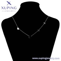 Collier de charme haut de gamme en acier inoxydable en forme de cœur d'oiseau Xuping Jewelry 45744