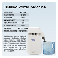Stérilisateur dentaire automatique BLUEWORTH VORY-12B-M pour hôpitaux vétérinaires, avec fonction d'impression à sec, pour laboratoires bucco-dentaires
