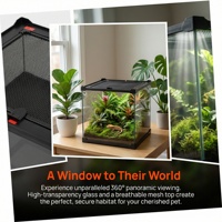 Kandang Terarium Kaca Grosir 45*45*60cm Tanpa Kaca untuk Perlengkapan Reptil dan Amfibi