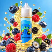 Concentré de saveur alimentaire en gros, saveur de framboise bleue liquide pour le goût du tabac à chicha