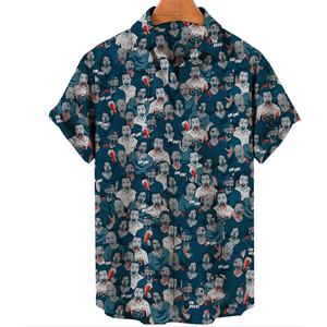 Camisas con Estampado de Anime, Verano 2025, Nueva Camisa para Hombre, Impresión 3D, Diseño de Terror, Ropa Hawaiana, Sublimación - Product Image 3