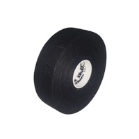 Ruban adhésif médical noir standard en tissu, caoutchouc imperméable, très visqueux, 300 microns, pour manche de bâton de hockey, de crosse et de baseball