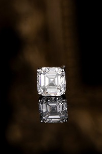 Classic PT950 Platinum 0.62ct Princess Cut Lab Grown <b>Diamond</b> Stud <b>Earrings</b> | Princess Cut Lab Created <b>Diamond</b> Wedding Jewelry - Product Image 3
