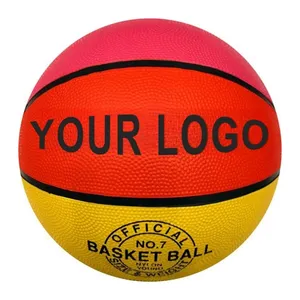 Atacado preço personalizado logotipo borracha basquete bola para venda