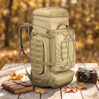Sac à dos tactique multifonctionnel étanche de 80l, sac à dos tactique, sac à dos d'entraînement en plein air
