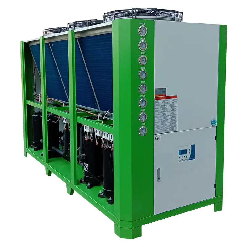 Sistema de refrigeração do tanque de água de refrigeração, 380v 40 hp resfriador industrial da máquina fornecedores